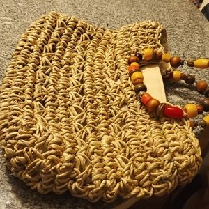 Straw handbag